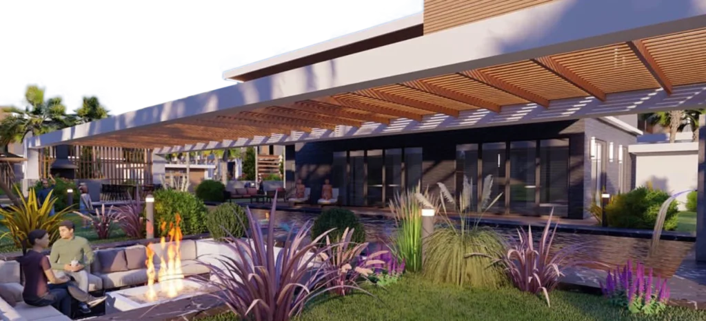 FB Art Life Mimarlık - Colony Villaları Modern Müstakil Ev Dış Cephe ve Peyzaj Tasarımı